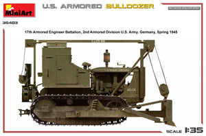 MiniArt 35403 U.S. ARMORED BULLDOZER 1/35 – zdjęcie 9
