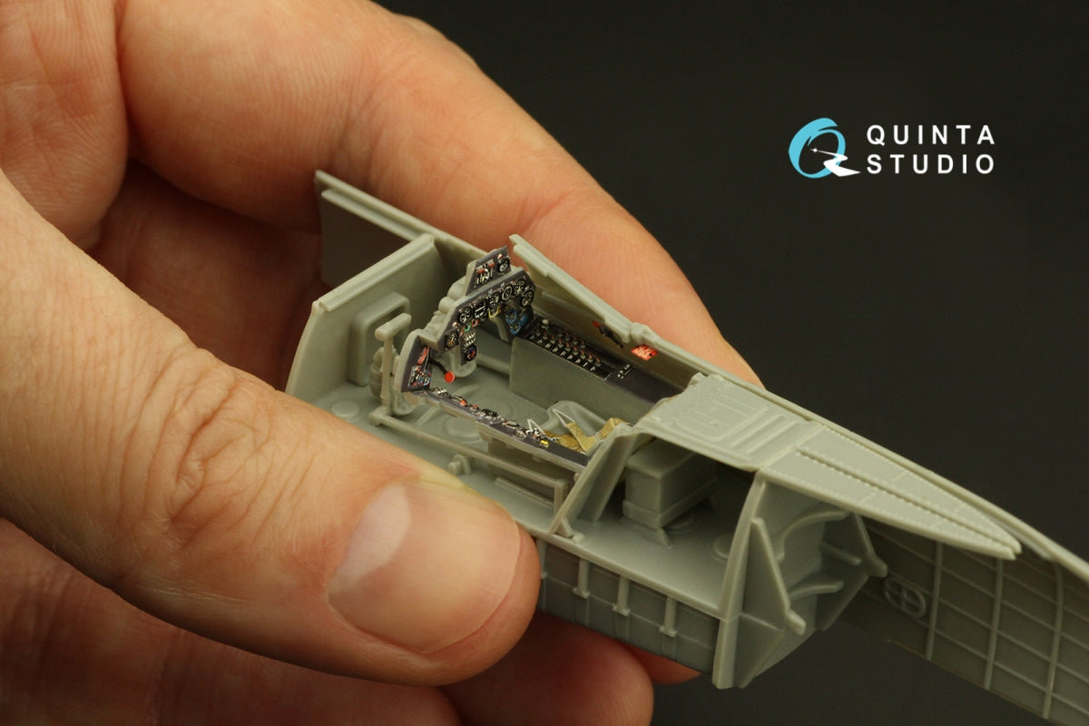 Quinta Studio QD48376 Ta 152H 3D-Printed &amp;amp; colored Interior on decal paper (Zoukei Mura) 1/48 – image 10