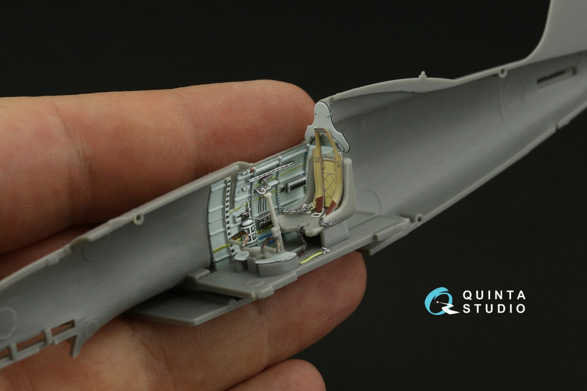 Quinta Studio QD48390 Macchi C.202 Folgore Late 3D-Printed &amp;amp; colored Interior on decal paper (Hasegawa/Eduard) 1/48 – immagine 10