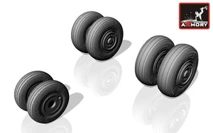 Armory Models AW48018 Sukhoj Su-24 Fencer wheels, late 1/48 – image 4