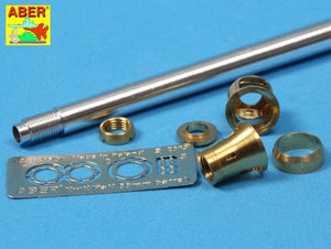 Aber 35L-076n 88mm KwK36/L56 barrel for German Tank Tiger I, Ausf. E - with early muzzle brake 1/35 – image 3