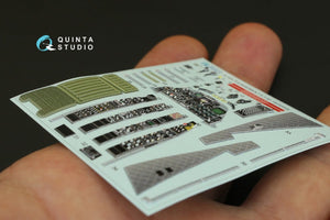 Quinta Studio QD32008 A-10A 3D-Printed &amp;amp; colored Interior on decal paper (for Trumpeter kit) 1/32 – Bild 6