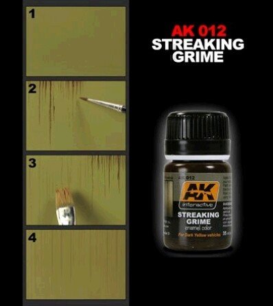 AK Interactive AK012 Streaking Grime 35ml – zdjęcie 2