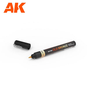 AK Interactive AK1300 METALLIC LIQUID MARKERS – 4 UNITS SET – zdjęcie 3