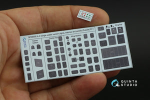 Quinta Studio QP48005 IL-2 (single seater) lights, hatches and panels (Zvezda) 1/48 – Bild 8