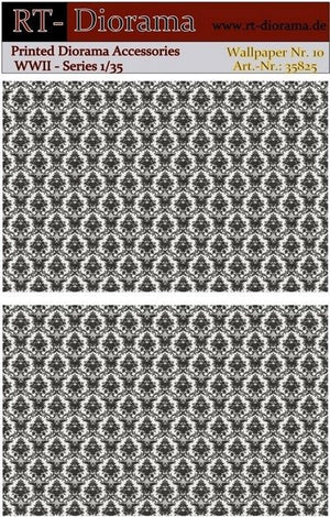 RT-Diorama 35825 Printed Accessories: Wallpaper No.10 1/35