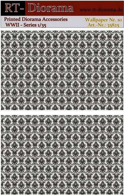 RT-Diorama 35825 Printed Accessories: Wallpaper No.10 1/35