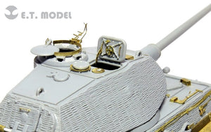ET Model E72-020 WWII German KING TIGER (Porsche Turret) For DRAGON 7254 1/72 – imagen 2