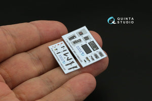 Quinta Studio QD72066 F-35B 3D-Printed &amp;amp; colored Interior on decal paper (Academy) 1/72 – imagen 3