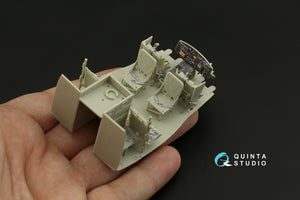 Quinta Studio QD48267 UH-1D 3D-Printed colored Interior on decal paper (KittyHawk) 1/48 – Bild 11