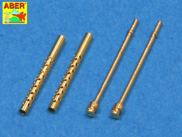 Aber A48 012 Set of 2 barrels for Japanese 7.7 mm Type 97 aircraft machine guns (1/48)