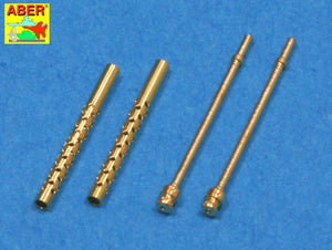 Aber A48 012 Jeu de 2 canons pour mitrailleuses d&amp;#39;avion japonaises Type 97 de 7,7 mm (1/48)