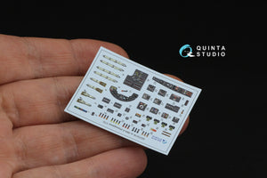 Quinta Studio QD72218 Ju 88A-4 3D-Printed &amp;amp; colored Interior on decal paper (Hasegawa) 1/72 – image 6
