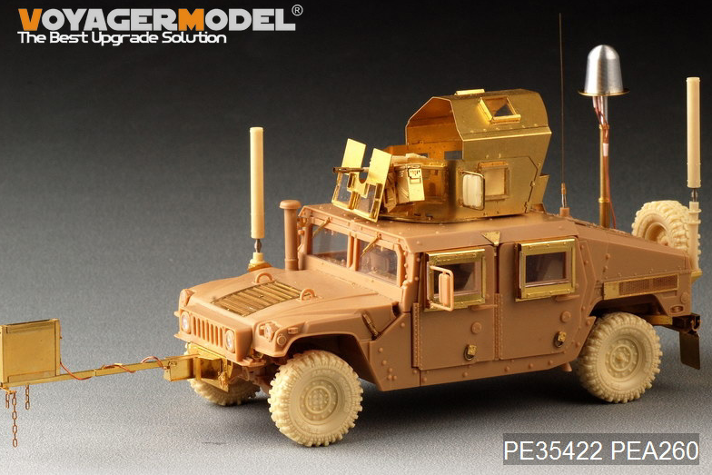Voyager Model PEA260 Modern US HUMVEE ECM Antenna set TYPE2 (telescopic pole) (GP) 1/35 – Bild 3