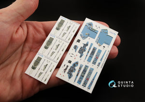 Quinta Studio QD48062 Su-27UB 3D-Printed &amp;amp; colored Interior on decal paper (for GWH kit) 1/48 – Bild 4