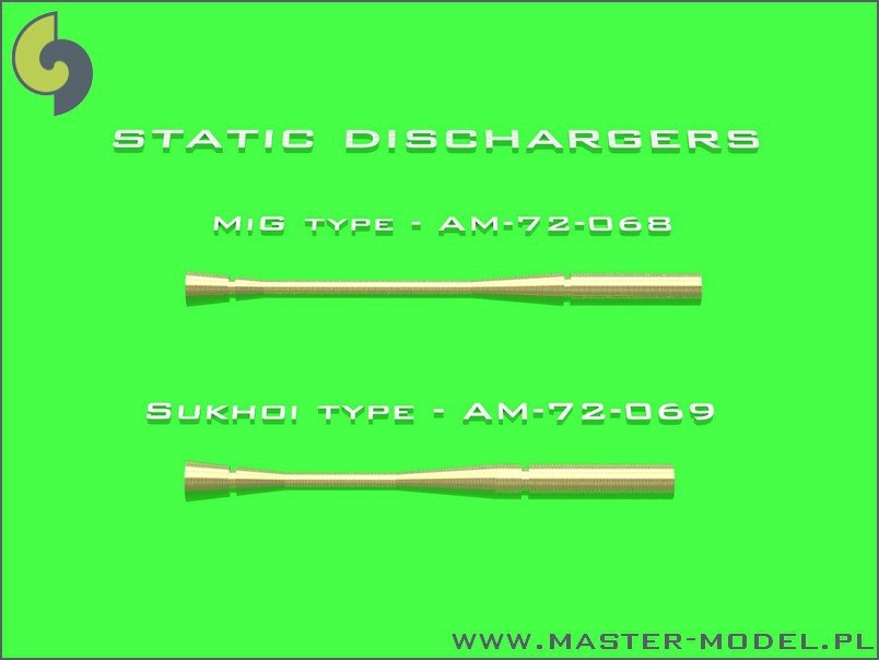 Master AM-72-068 Static dischargers - type used on MiG jets (14pcs) – image 3
