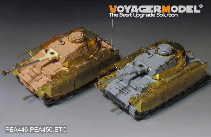 Voyager Model PEA450 WWII German Pz.Kpfw.IV Ausf.J &amp;quot;Thoma shields&amp;quot; wire mesh schürzen (Last Production) (FOR Boder 35008) 1/35 – immagine 16