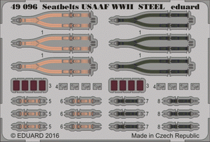 Eduard BIG49342 Seatbelts WWII Allied AF STEEL 1/48 – Bild 2