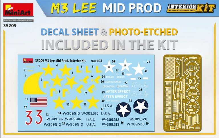 MiniArt 35209 M3 Lee milieu. Production avec kit intérieur 1/35  – image 5