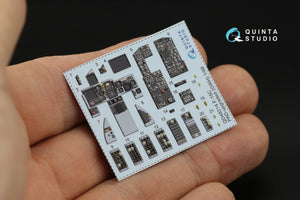 Quinta Studio QD48214 F-15C PAD-upgraded 3D-Printed &amp;amp; colored Interior on decal paper with resin parts (GWH) 1/48 – image 9