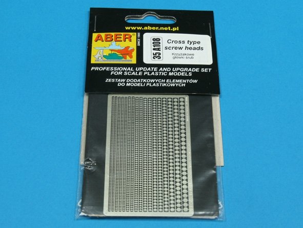 Aber 35A108 Cross type screw heads 1/35 – Bild 4