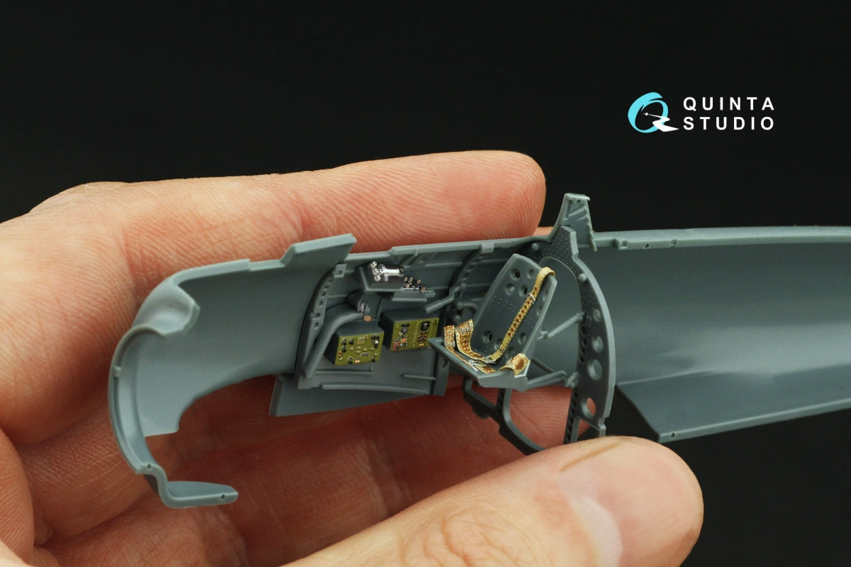 Quinta Studio QD48492 A6M2 Zero Mitsubishi Production 3D-Printed colored Interior on decal paper (Eduard) 1/48 – image 7