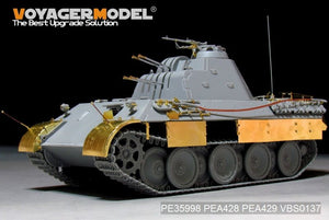 Voyager Model PE35998 WWII German FlaKPanzer V FlaKvierling 20mm MG 151/20 Basic For TAKOM 2105 1/35 – obrázek 4