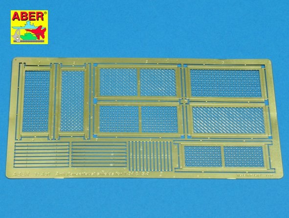 Aber 35A050 Anti-panzerfaust shields for T-34 and IS-2 (1/35)