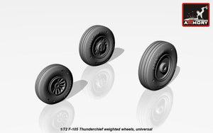Armory Models AW72313 F-105 Thunderchief wheels w/ weighted tires 1/72 – image 2