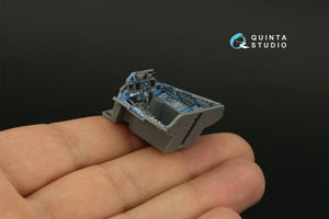 Quinta Studio QD48320 Su-30SM 3D-Printed &amp;amp; colored Interior on decal paper (GWH) 1/48 – immagine 8