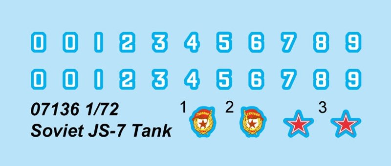 Trumpeter 07136 Soviet JS-7 Tank 1/72 – obrázek 2