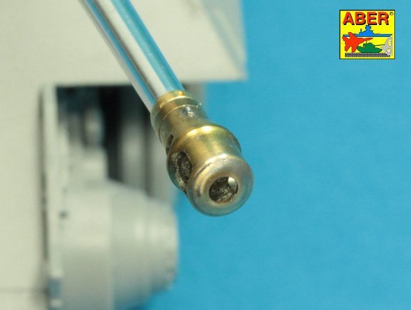 Aber 35L-245 7.5 cm barrel with muzzle brake for Panther Ausf.A (1/35) – image 5