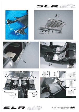 KA Models KE-24009 Mercedes SLR Detail-up Etched part 1/24 – obrázek 2
