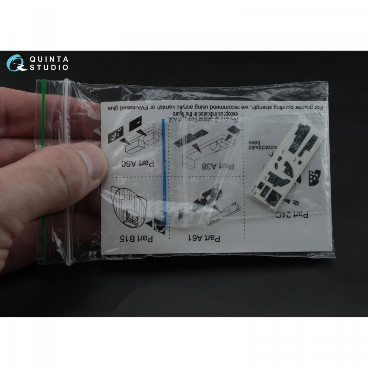 Quinta Studio QD72001 Pe-2 3D-Printed &amp;amp; colored Interior on decal paper (for 7283 Zvezda kit) 1/72 – image 2