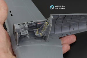 Quinta Studio QD32132 P-40B 3D-Printed &amp;amp; colored Interior on decal paper (GWH) 1/32 – obrázek 7