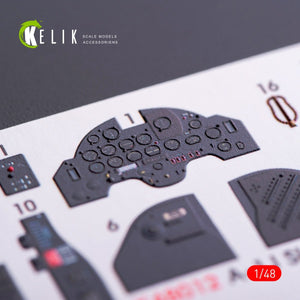 KELIK K48012 A-1J SKYRAIDER INTERIOR 3D DECALS FOR TAMIYA KIT 1/48 – image 3