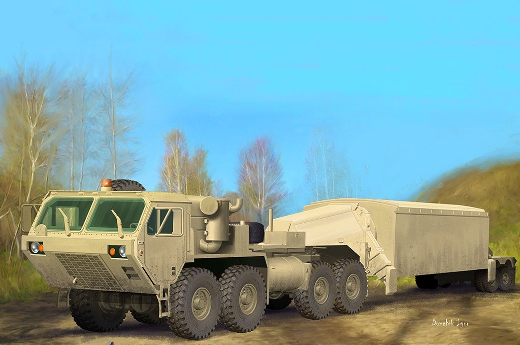 Trumpeter 07177 M983 Tractor &amp; AN/TPY-2 X Band Radar 1/72