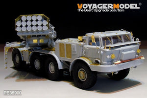 Voyager Model PE35900 Modern Russian 9P140 TEL of 9K57 Uragan(BM-27) MLRS Basic For TRUMPETER 1/35 – obrázek 7