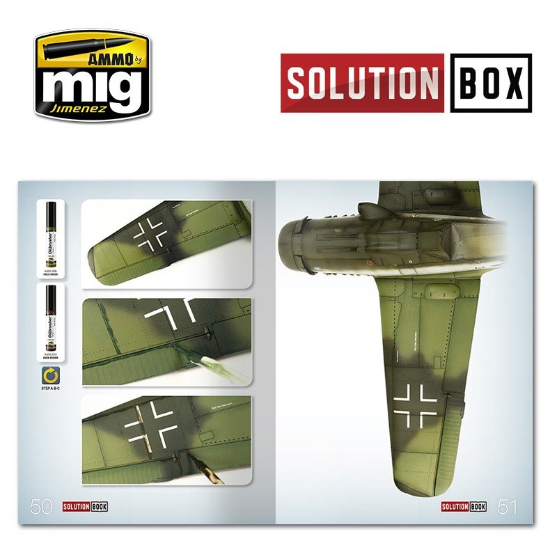 AMMO of Mig Jimenez 6502 WWII LUFTWAFFE LATE FIGHTERS SOLUTION BOOK (Multilingual) – immagine 7