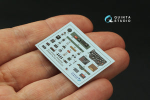 Quinta Studio QD72153 P-47D Thunderbolt Bubbletop 3D-Printed coloured Interior on decal paper (Tamiya) 1/72 – zdjęcie 4