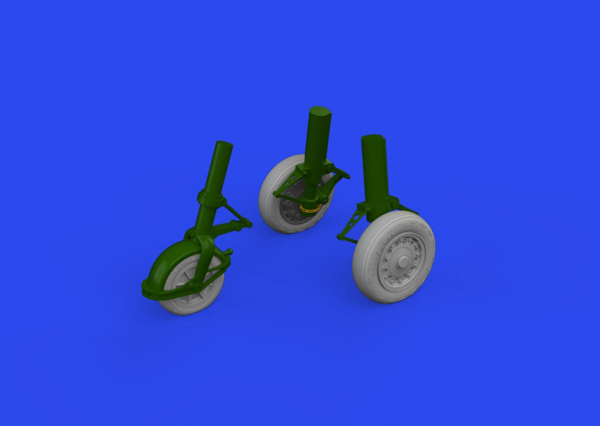 Eduard 648968 J-35 Draken wheels Type 2 HASEGAWA 1/48 – obrázek 3