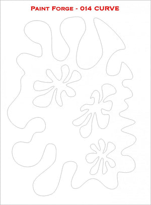 Paint Forge PFST014M STENCIL - CURVE – image 2