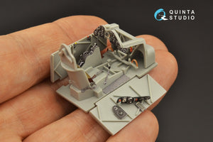 Quinta Studio QD48230 Fiat CR.42 3D-Printed &amp;amp; colored Interior on decal paper (Italeri) 1/48 – image 12