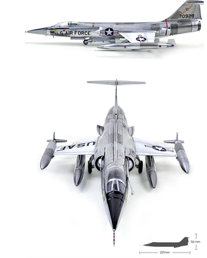 Academy 12576 USAF F-104C Vietnam War 1/72 – image 5