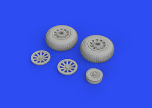 Eduard 648647 P-51D wheels block tread 2 EDUARD 1/48 – immagine 3