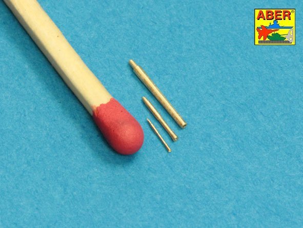 Aber 350L-75 Barrels set for Japnnese Light Cruiser like: Abukama; Isuzu; Kinu; Nagara; Natori; Yura -140mm x 7, 25mm x 4, 13mm x 4 1/350 – image 2