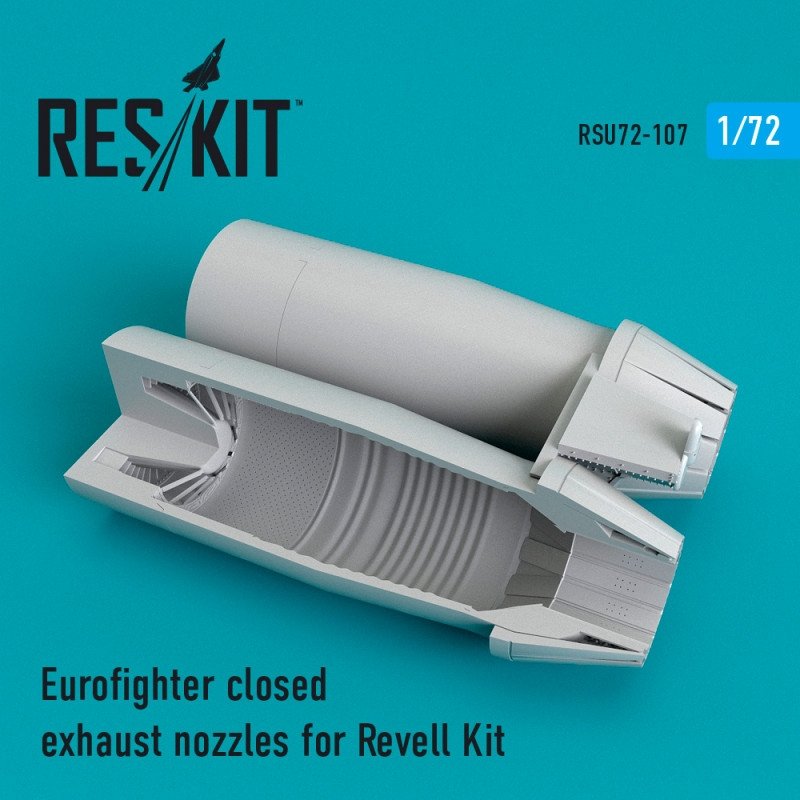 RESKIT RSU72-0107 Tuyères d'échappement fermées pour Eurofighter (Revell 1/72)