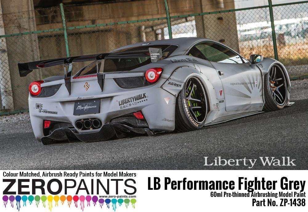 Peinture grise Zero Paints ZP-1438 - LB Performance Zero Fighter (style combat) (LB Works Ferrari 458, Lamborghini Aventador, Murcielago) 60 ml – image 3