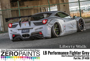 Peinture grise Zero Paints ZP-1438 - LB Performance Zero Fighter (style combat) (LB Works Ferrari 458, Lamborghini Aventador, Murcielago) 60 ml – image 3