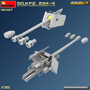 MiniArt 35427 Sd.Kfz. 234/4 SCHWERER PANZERSPÄHWAGEN 7.5 cm. INTERIOR KIT 1/35 – image 17